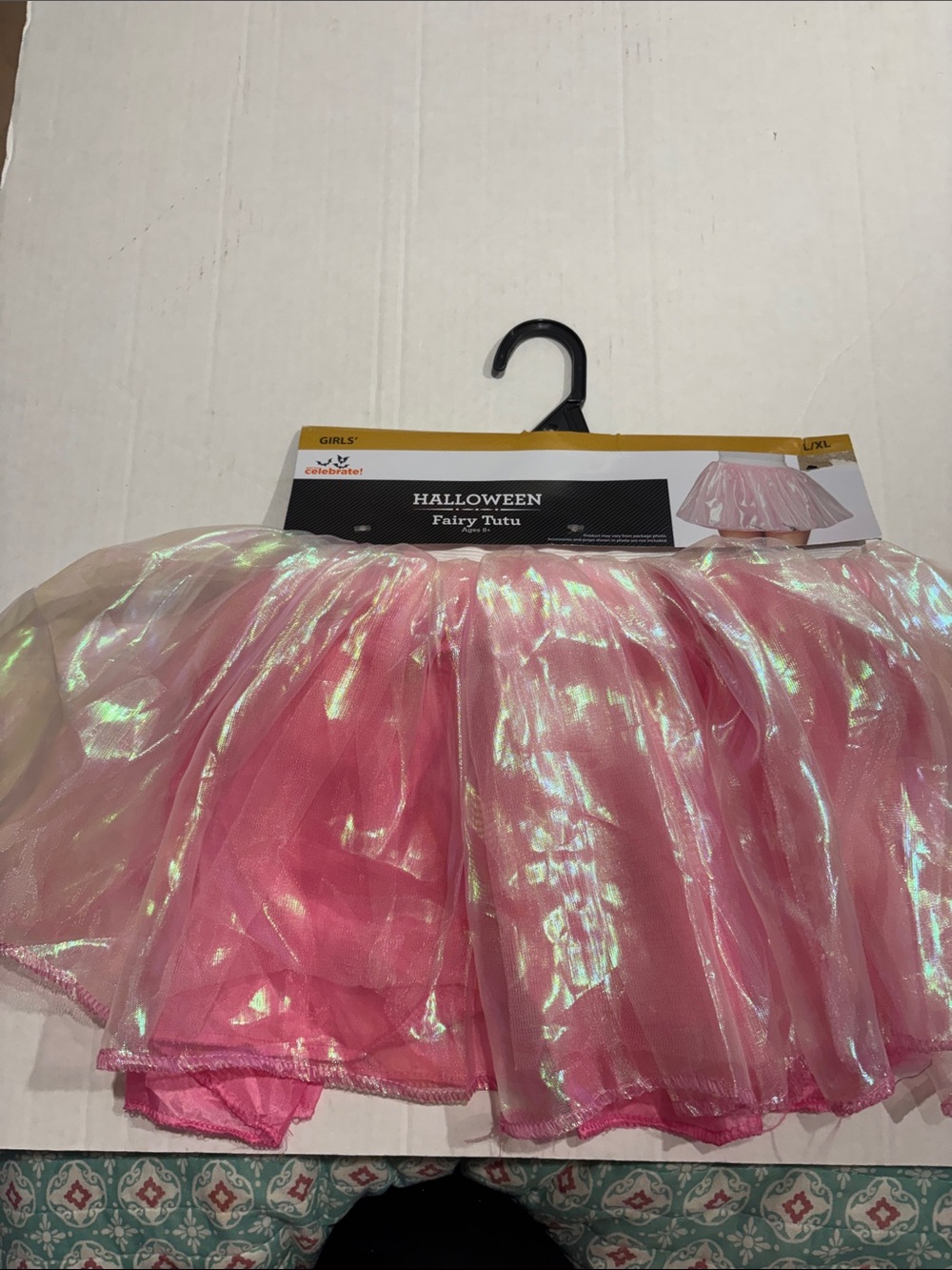 Girls Pink Iridescent Fairy Tutu - Halloween Costume